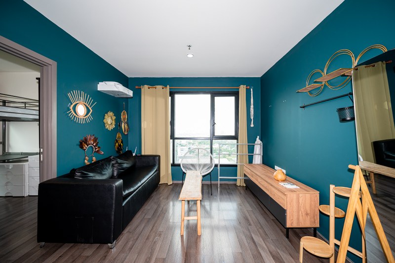 ขายคอนโดอ่อนนุช อุดมสุข : 🔥ขายด่วน+🔥เดอะ เบส พาร์คอีส ใกล้สถานีรถไฟฟ้า BTS อ่อนนุช เฟอร์นิเจอร์ครบ พร้อมเข้าอยู่