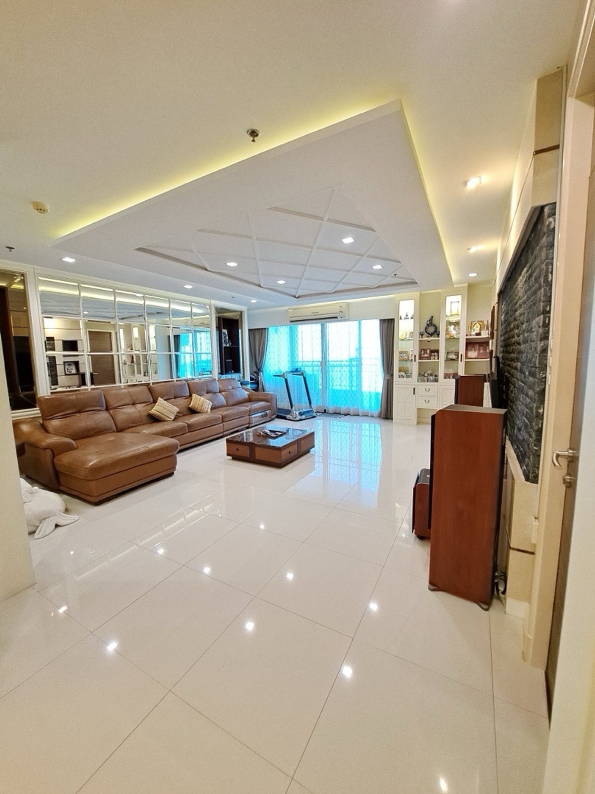 For RentCondoRama3 (Riverside),Satupadit : For rent, Condo Supalai Prima Riva, south side, Chao Phraya River view, 3 bedrooms, 3 Bedrooms / 5 Bathroom.