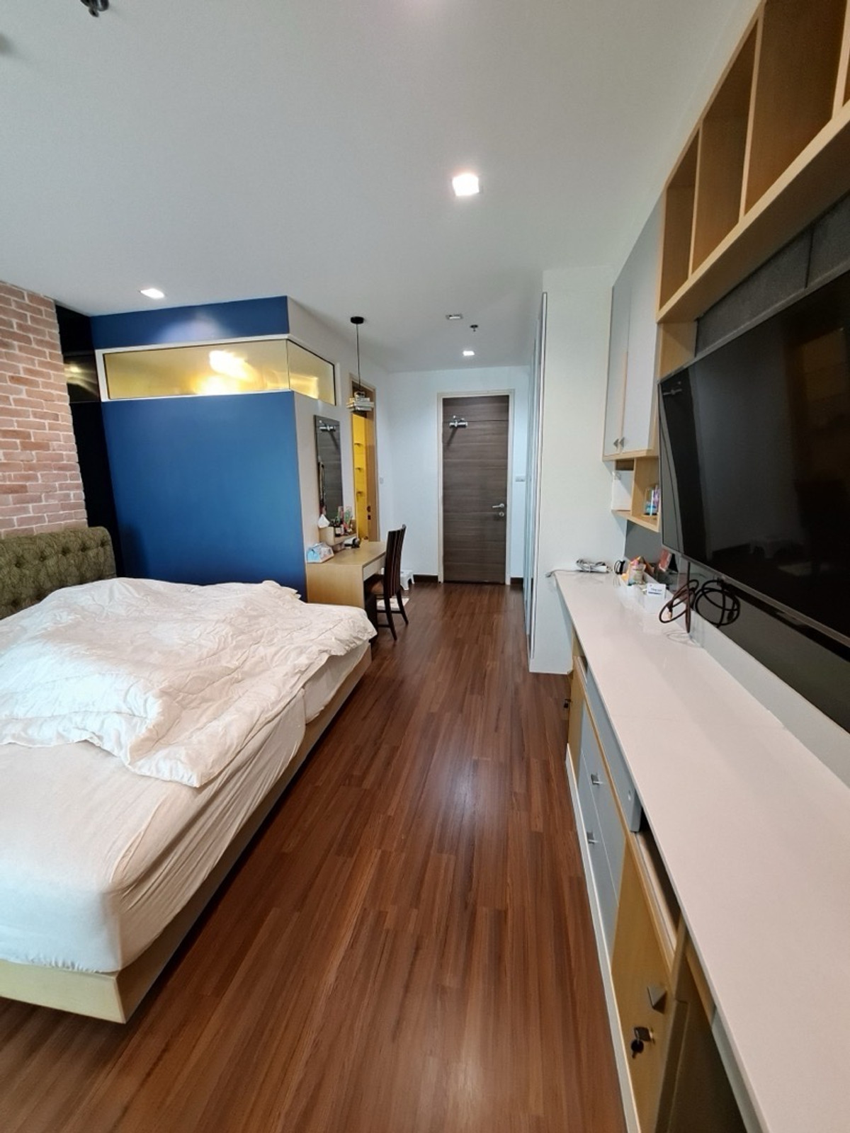 For RentCondoRama3 (Riverside),Satupadit : For rent, Condo Supalai Prima Riva, south side, Chao Phraya River view, 3 bedrooms, 3 Bedrooms / 5 Bathroom.