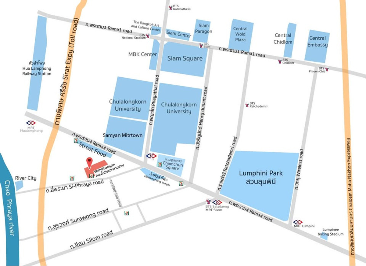 ขายคอนโดสยาม จุฬา สามย่าน : 🏠✨ วิชแอทสามย่าน | ขายคอนโด 2 ห้องนอน (HBH-SI-6)