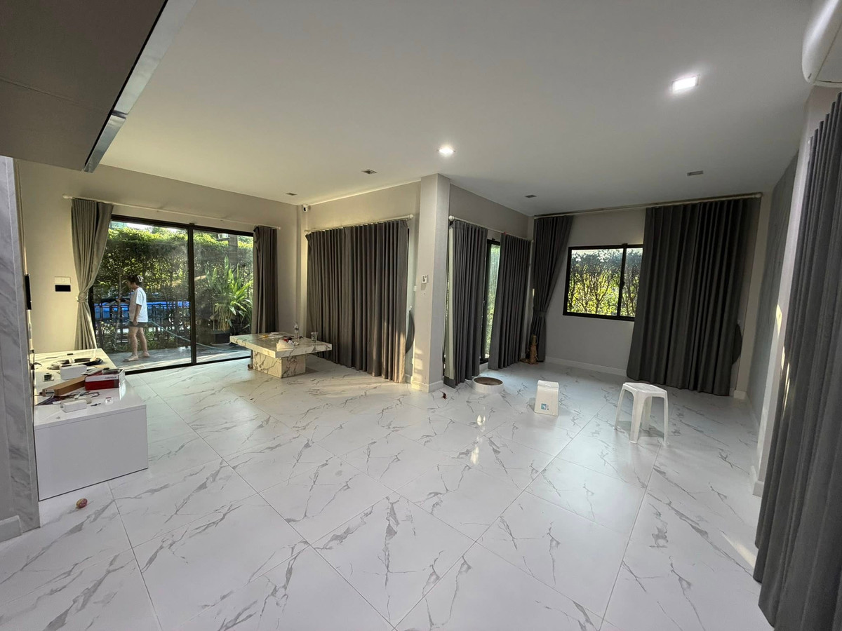 For SaleHousePathum Thani,Rangsit, Thammasat : S04-0126  Modern Eco-Detached House for Sale @ Venue Flow Rangsit! 