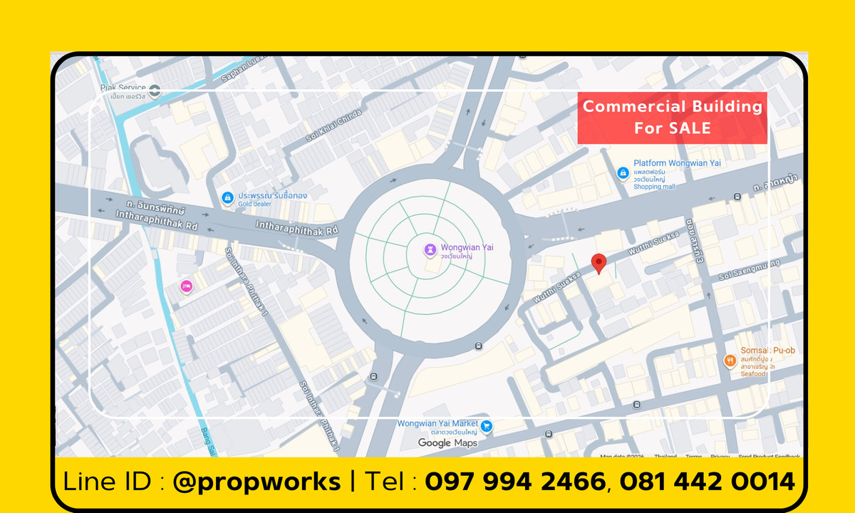 For SaleShop HouseWongwianyai, Charoennakor : [For Sale | SBB18365] 🏢 Commercial Building in the Wongwian Yai Area | Ideal for Renovation or Business Opportunity