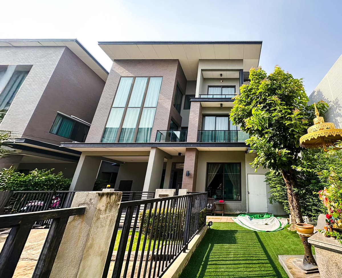 ให้เช่าบ้านรามคำแหง หัวหมาก : บ้านหรูให้เช่า โครงการ SOUL เอกมัย ลาดพร้าว 112, 3นอน 4น้ำ ใกล้ SISB