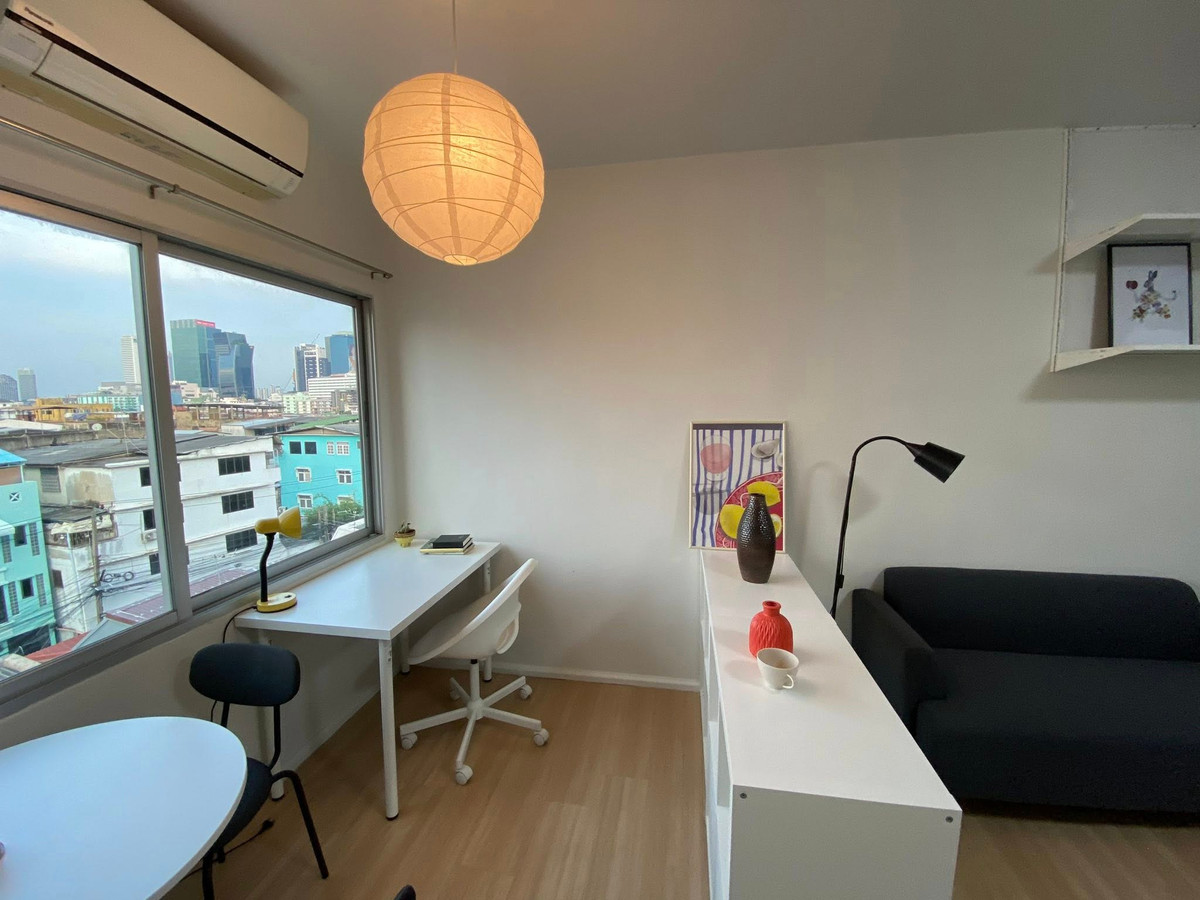 ให้เช่าคอนโดพระราม 9 เพชรบุรีตัดใหม่ RCA : 🟦🟩 [For Rent] A Space Asoke–Ratchada  (เอ สเปซ อโศก – รัชดา) | 35 sq.m | Floor 6 | Building C | 15,000 THB/Month | Ref: T2170 | LINE: @323gqmho 🟩🟦