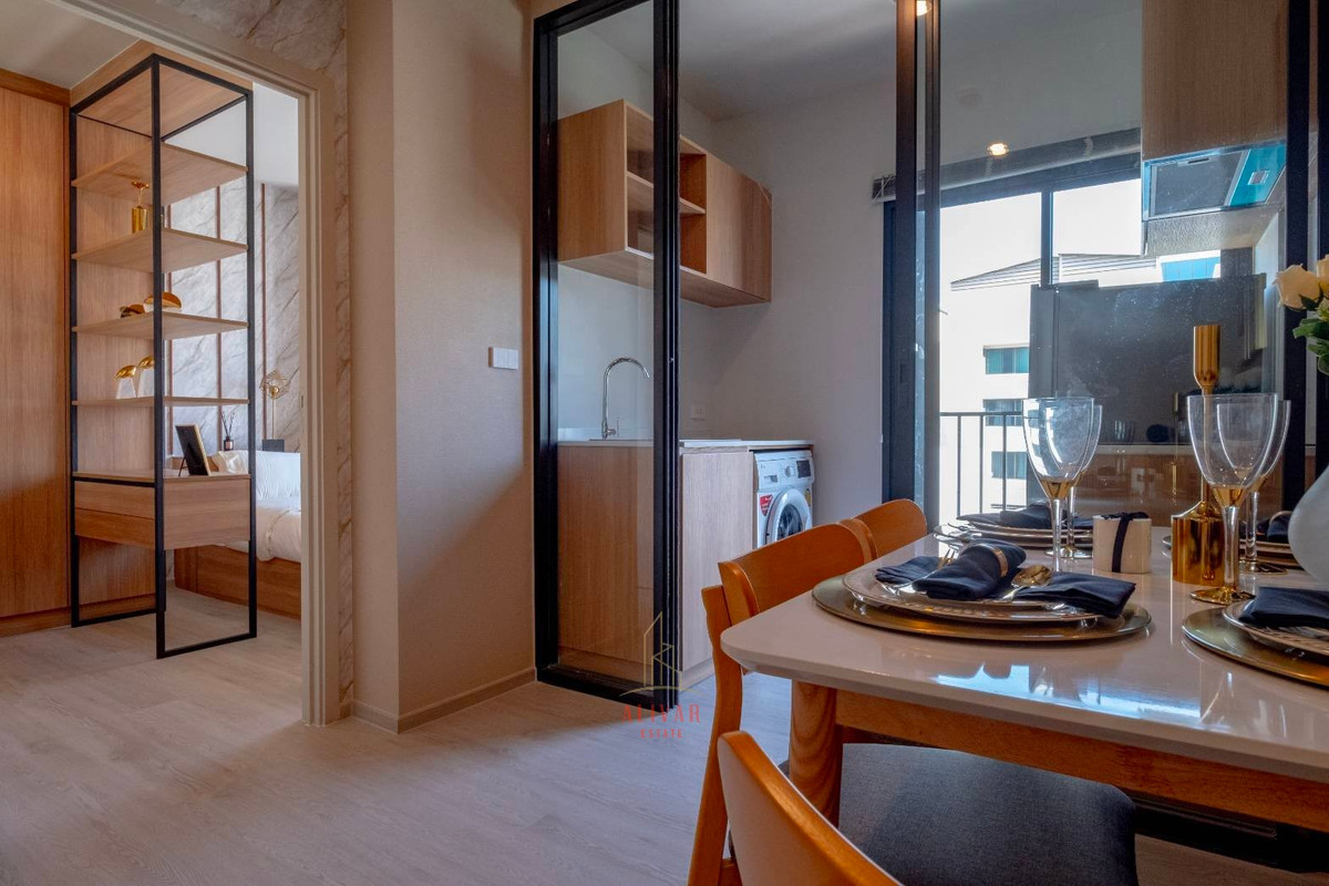 For RentCondoBangna, Bearing, Lasalle : RC021526 Fully furnished corner condo for rent at NUE Noble Centre Bangna, next to Central Bangna.