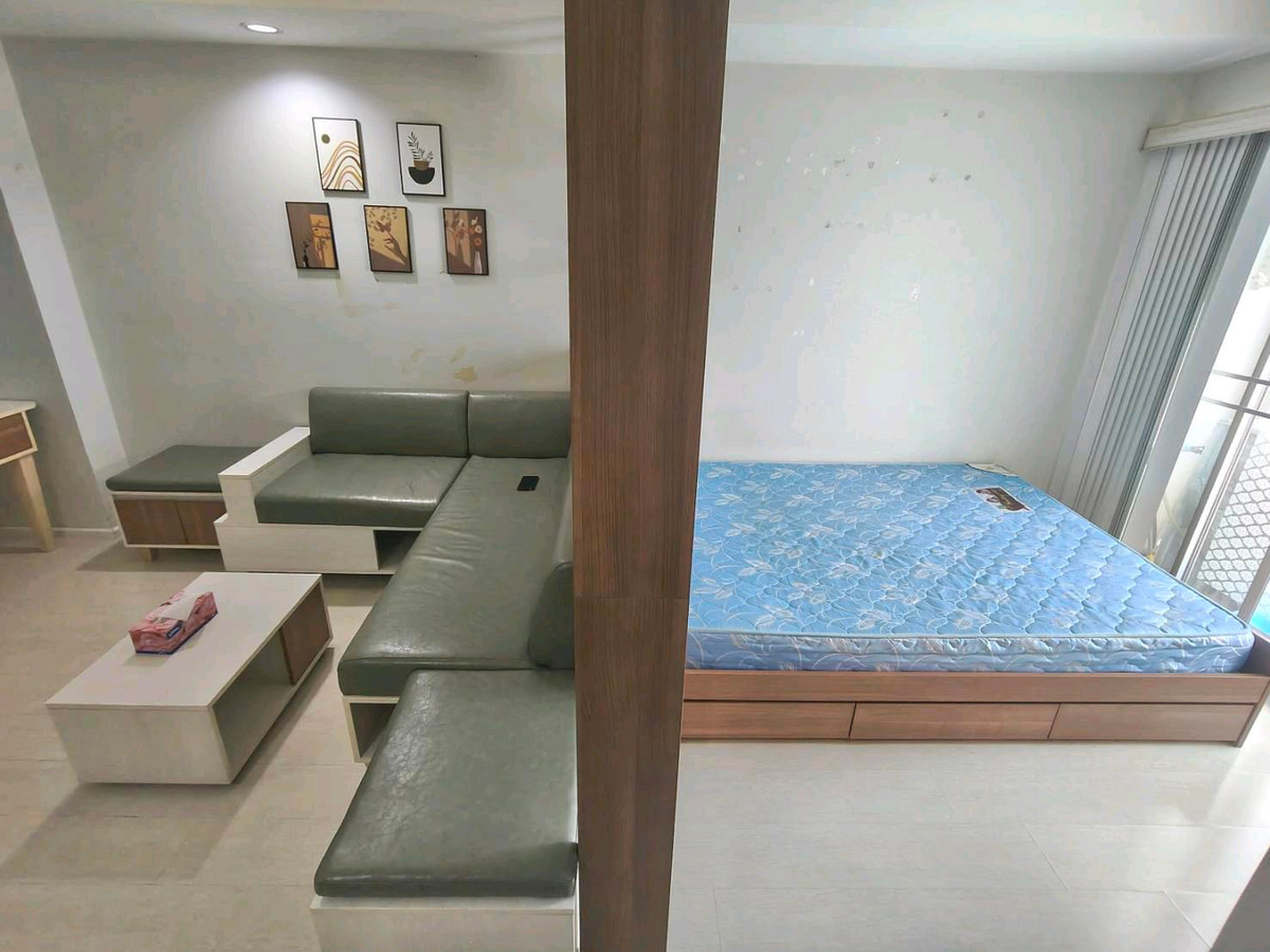 For RentCondoOnnut, Udomsuk : 🔥 For rent The Log 3 Sukhumvit 101/1, beautiful room, good price, near BTS, only 7,500 baht/month, near BTS Udomsuk and BTS Punnawithi.