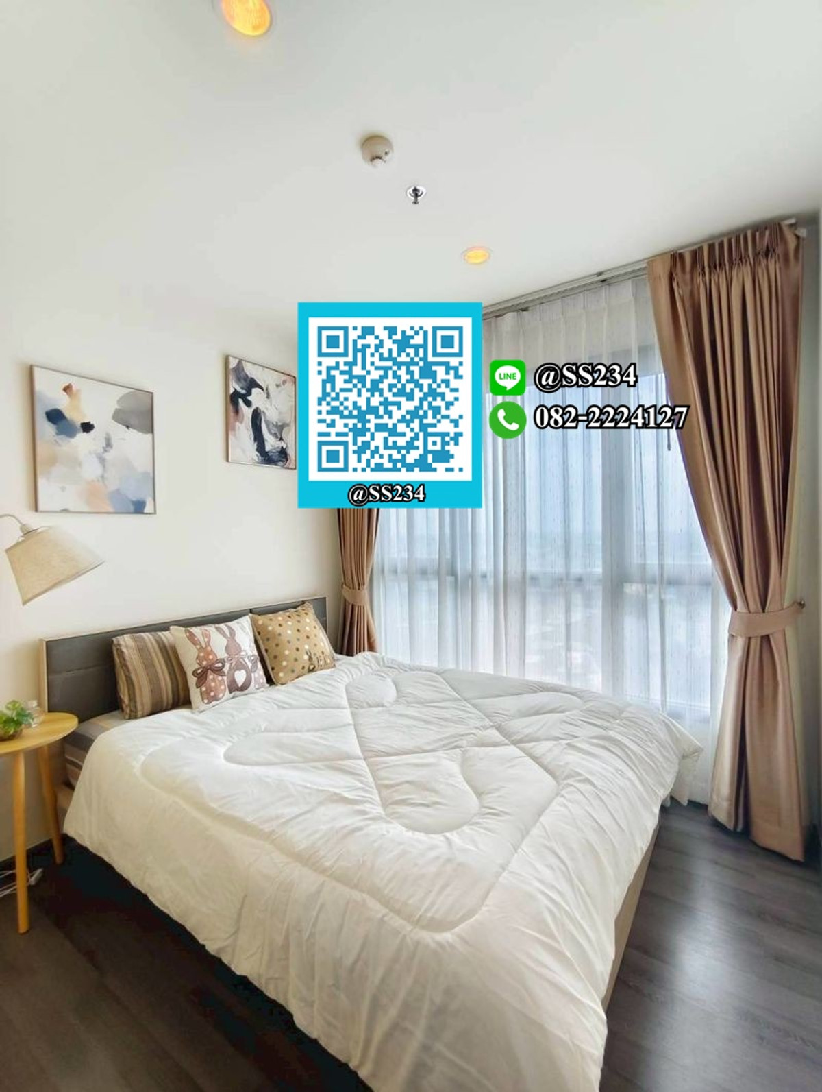 For SaleCondoSukhumvit, Asoke, Thonglor : For sale/For SALE Condo The Base Park West Sukhumvit 77 (The Base Park West Sukhumvit 77) 1 bedroom, 1 bathroom, 30 sq m., 32nd floor, Habito Mall view (Rare View)
