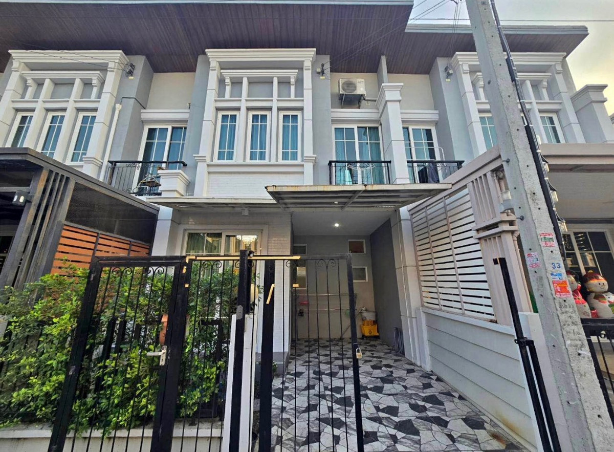 For RentTownhomeLadkrabang, Suwannaphum Airport : Beautiful house for rent, golden town 3 project, Bangna-Suan Luang ✅ fully furnished, ready to move in ✅20,000/month