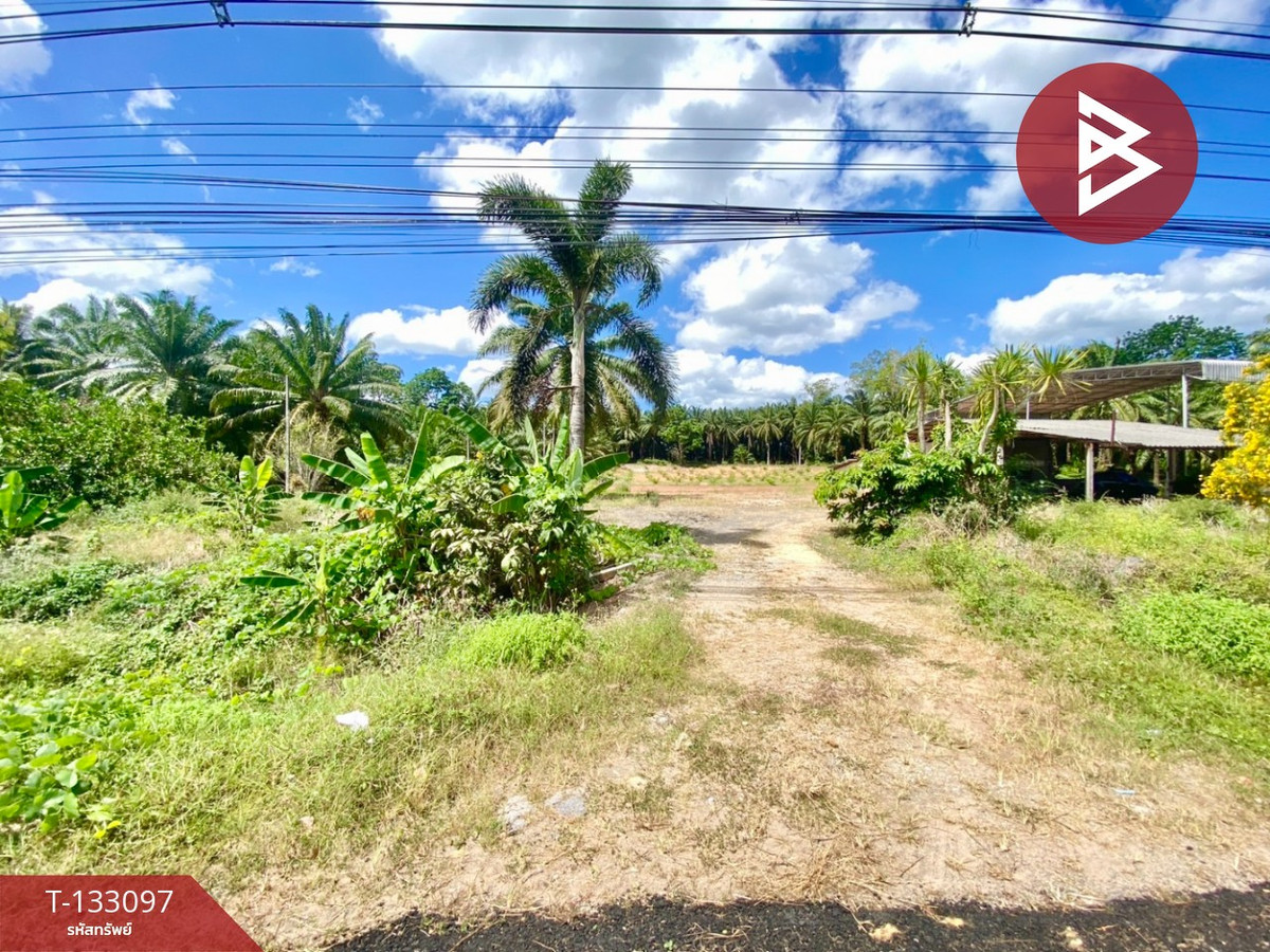 For SaleLandKrabi : Land for sale, area 5 rai 3 ngan 18.5 sq m, Khlong Thom, Krabi.