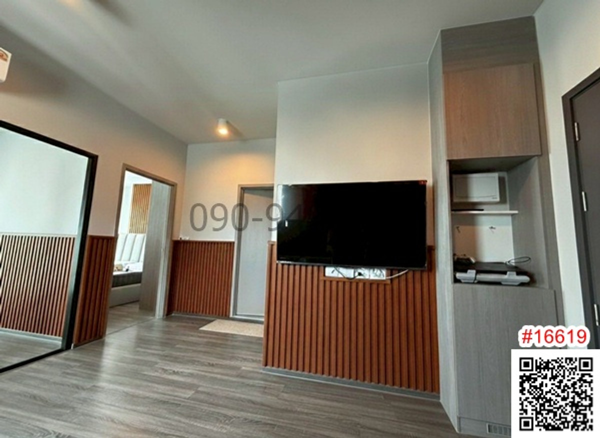For RentCondoSeri Thai, Ramkhamhaeng Nida : Condo for rent Ideo Ramkhamhaeng-Lam Sali Station, 2 bedrooms, near MRT Lam Sali Intersection