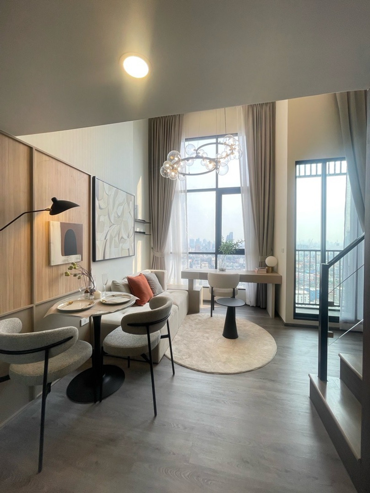 ขายคอนโดลาดพร้าว101 แฮปปี้แลนด์ : คอนโด2ชั้น🌆 ห้องแต่งสวยพร้อมเข้าอยู่⭐️ ติดรถไฟฟ้า🚇