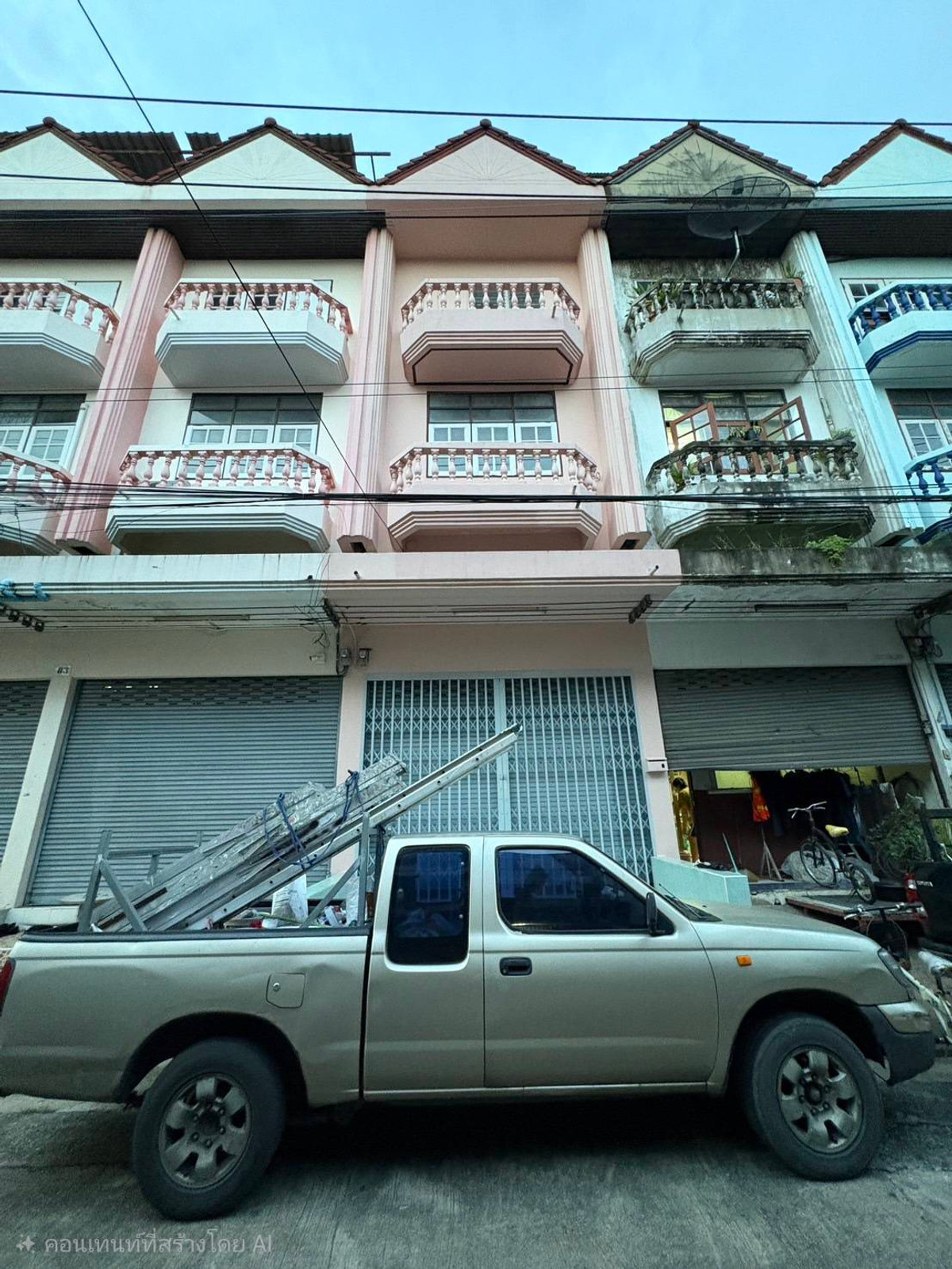 For RentShop HouseSeri Thai, Ramkhamhaeng Nida : Commercial building for rent near Kasemrad Hospital Ramkhamhaeng, just 3 minutes.