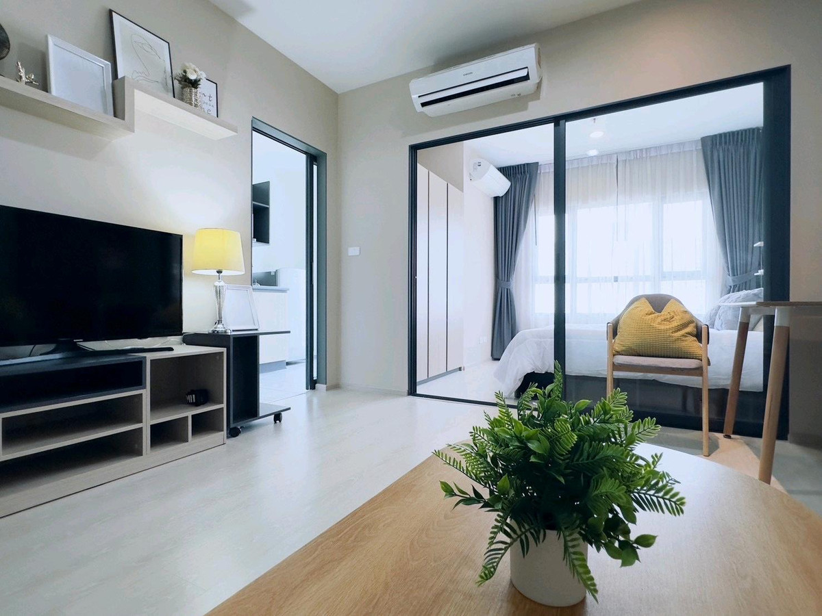 For RentCondoSamut Prakan,Samrong : " BRAND NEW 1BEDROOM LOCATED NEAR PU CHAO BTS "