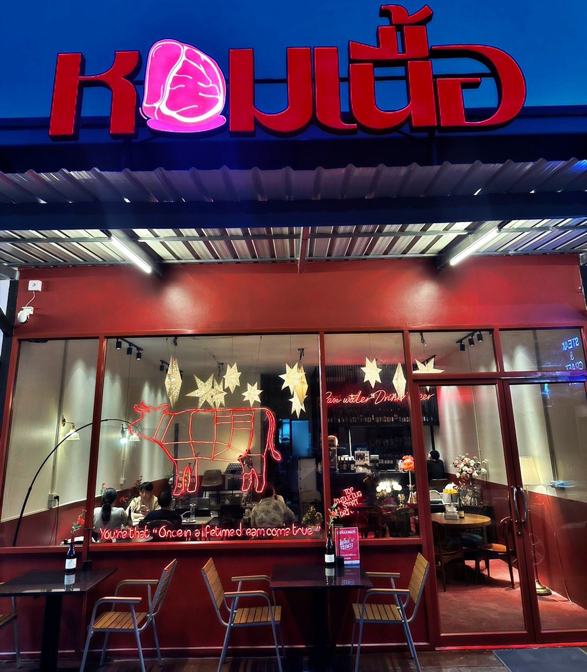 For LeaseholdRetail SpaceRathburana, Suksawat : Steak Beer shop for rent with brand in Suksawat area. Good sales, ask to see. In the food center project