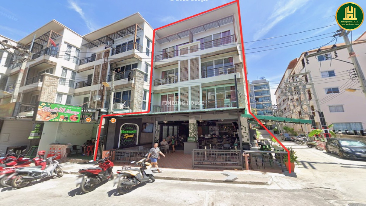 For SaleShop HousePattaya, Bangsaen, Chonburi : Commercial building for sale, 2 units, Pattaya Sai 3 (Soi Leng Kee) with tenants, prime location in the heart of Pattaya, short topic.