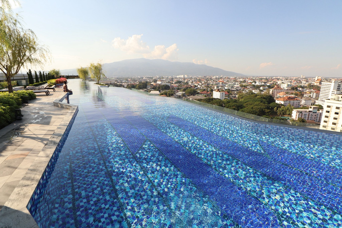 ให้เช่าคอนโดเชียงใหม่ : 🌊 ปล่อยเช่า Astra Sky River สระว่ายน้ำยาวสุดในเชียงใหม่ มี 2 ห้องติดกัน ชั้น 5