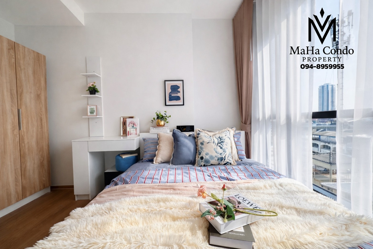 ให้เช่าคอนโดปิ่นเกล้า จรัญสนิทวงศ์ : ให้เช่าห้องใหม่ สวย คอนโด Chapter One Spark Charan (จรัญสนิทวงศ์) ทำเลติดถนนใหญ่ ใกล้ MRT บางพลัด เดินเพียงไม่กี่นาที