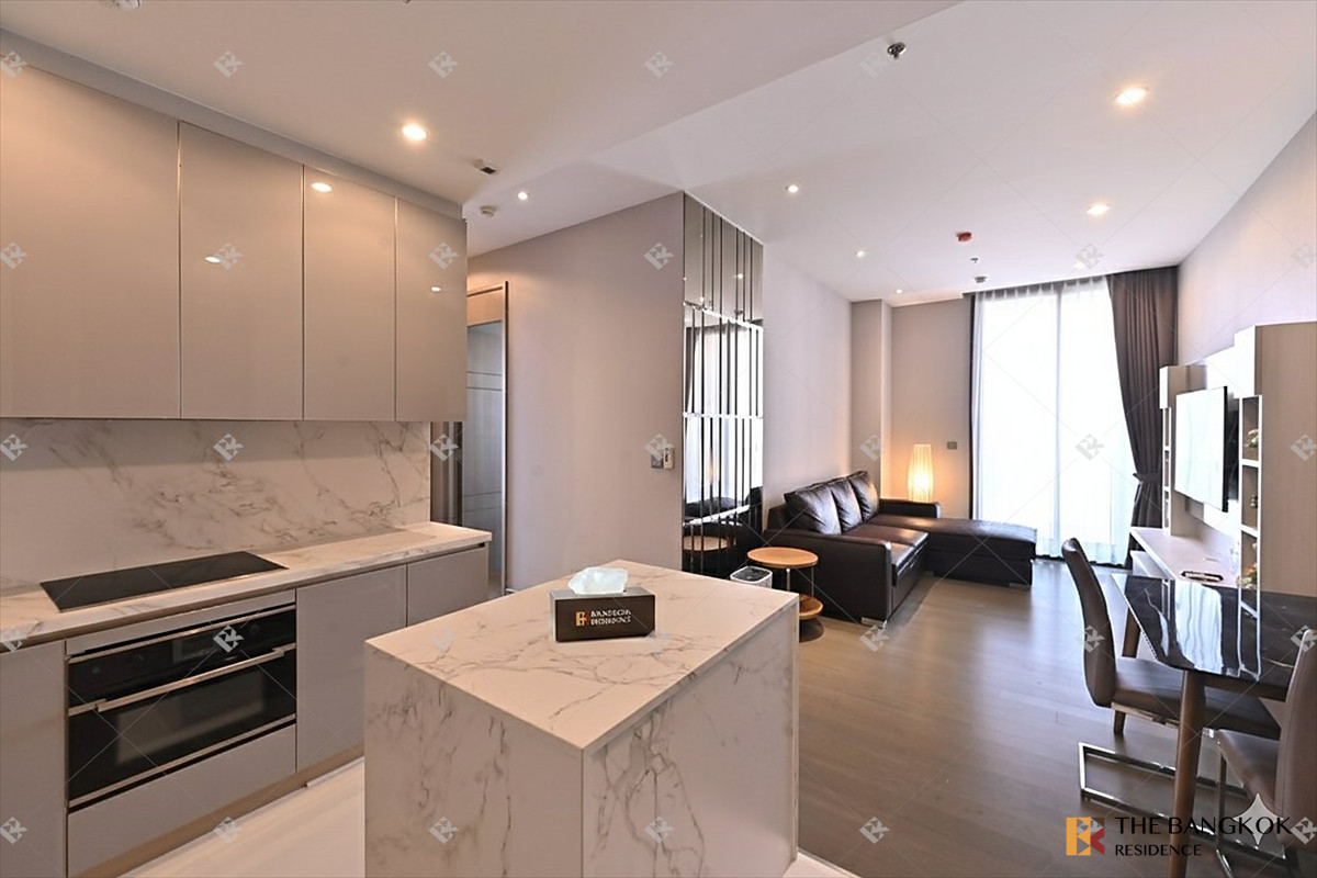 For RentCondoRama9, Petchburi, RCA : 🌟GOOD PRICE- The Esse at Singha Complex just price 72,000 bath, type 2 Bed 2 Bath, Size 77 sq.m. High floor, the best luxury condo and near MRT- By Loft 0842824246