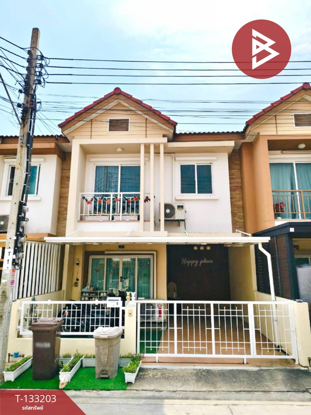 For SaleTownhomeRathburana, Suksawat : Townhouse for sale Ban Phisan Village Along the Ring Road-Rama II (Baan Pisan Liap Wongwaen-RamaII), Thung Khru, Bangkok