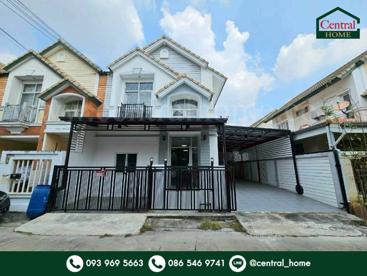 ขายทาวน์โฮมปทุมธานี รังสิต ธรรมศาสตร์ : ทาวน์เฮ้าส์ บ้านวรางกูล รังสิต คลอง 3 รีโนเวทใหม่ ราคาถูก