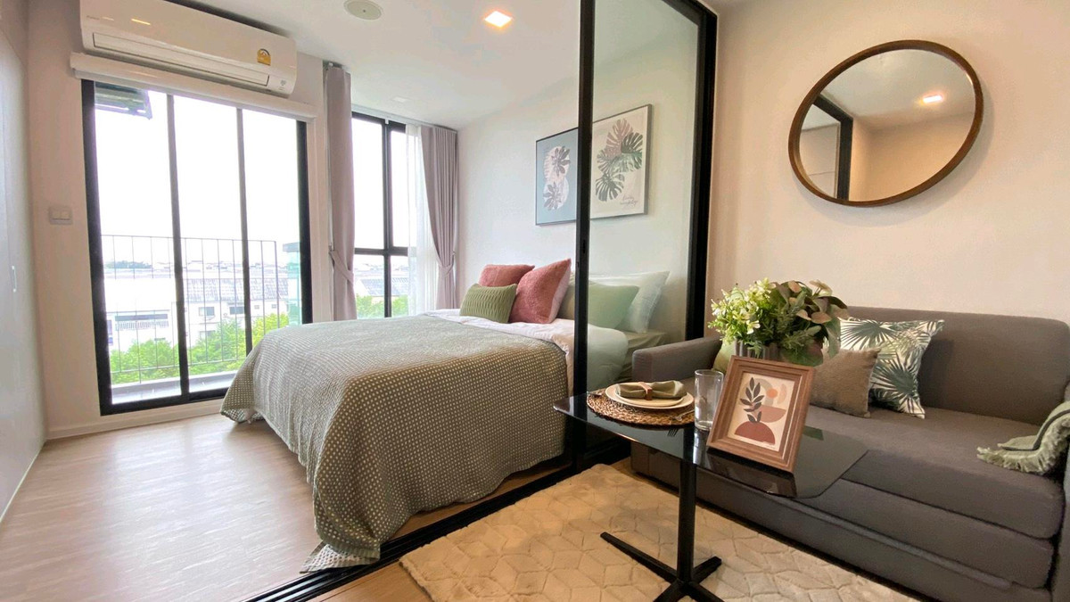 For RentCondoRatchadapisek, Huaikwang, Suttisan : Condo For Rent | The Best Value In The Project “Atmoz Ratchada - Huaikwang” 25 Sq.m. Near MRT Cultural Center