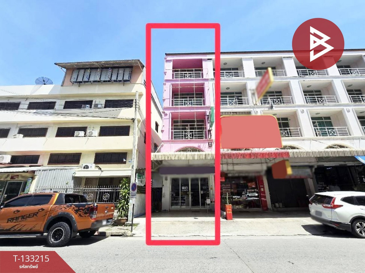 For SaleShop HouseSamut Prakan,Samrong : Urgent sale, commercial building with business, area 24.4 square meters, Bang Pu Municipality 60, Samut Prakan.