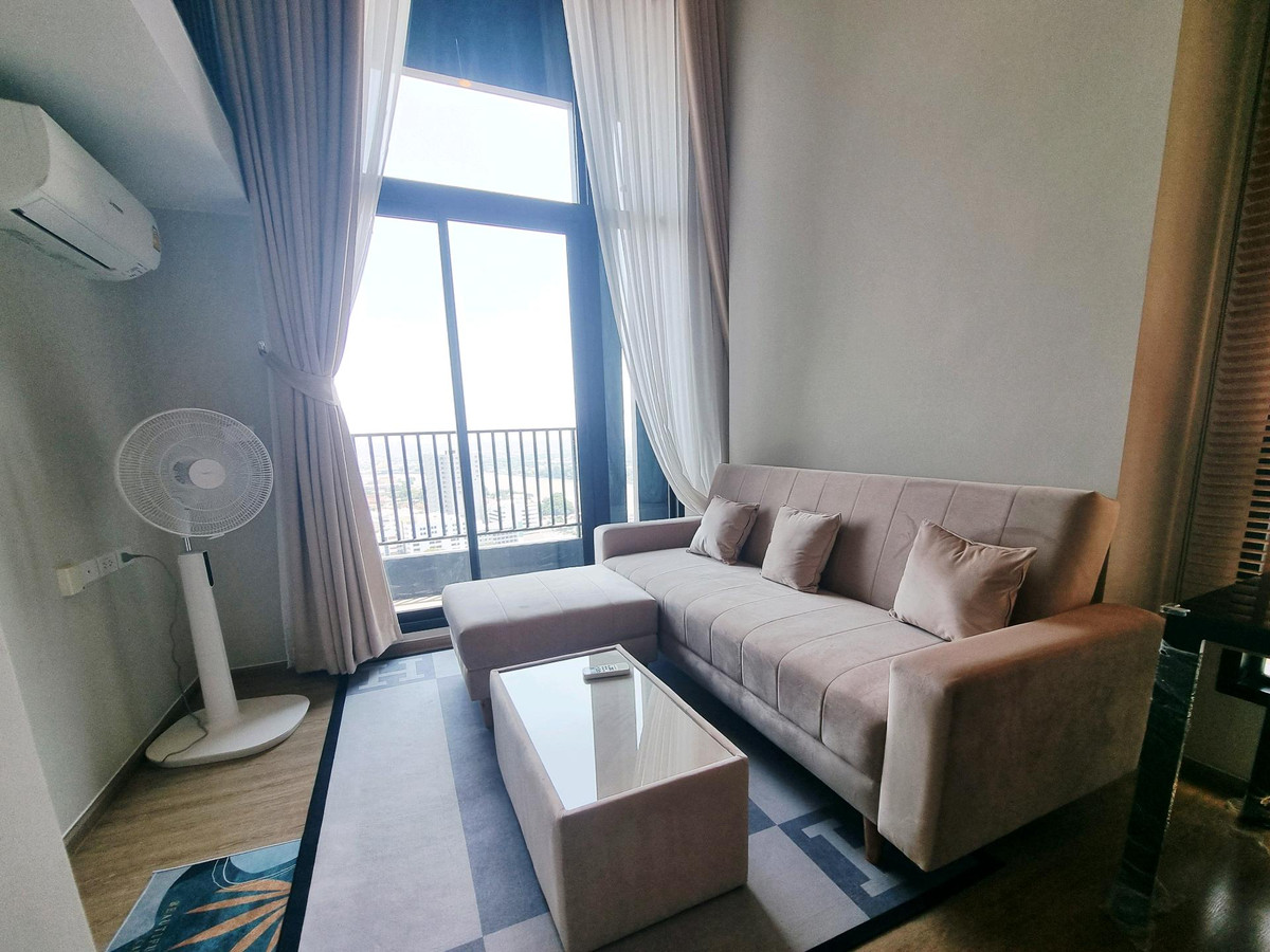 For RentCondoRattanathibet, Sanambinna : Ken Attitude Rattanathibet Condo.Luxury condo for rent, river view, 100  meters to MRT Phra Nang Klao
