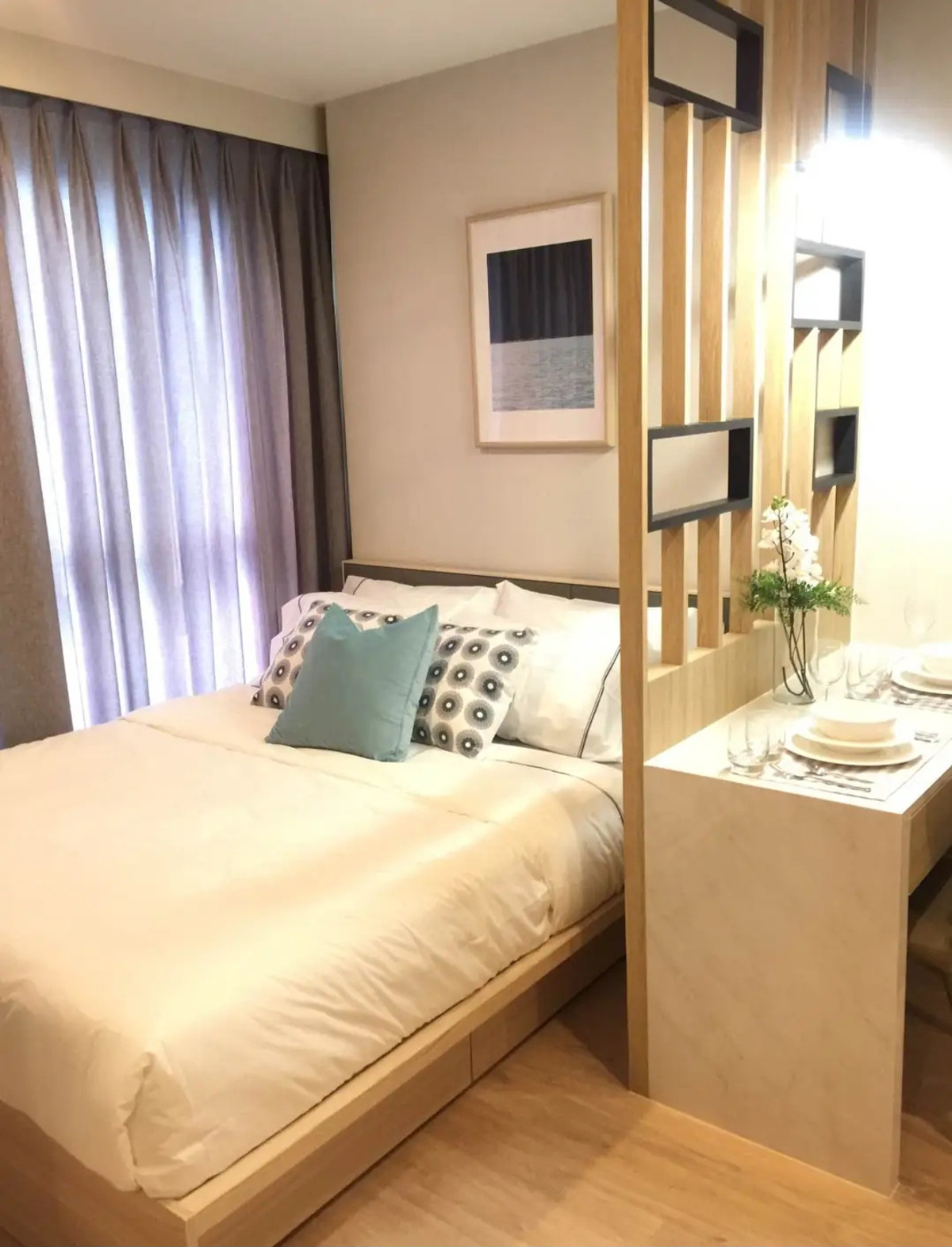 ให้เช่าคอนโดบางนา แบริ่ง ลาซาล : ให้เช่าคอนโด Ideo O2 (BTS Bangna 350 เมตร) เฟอร์+เครื่องใช้ไฟฟ้าครบ พร้อมอยู่