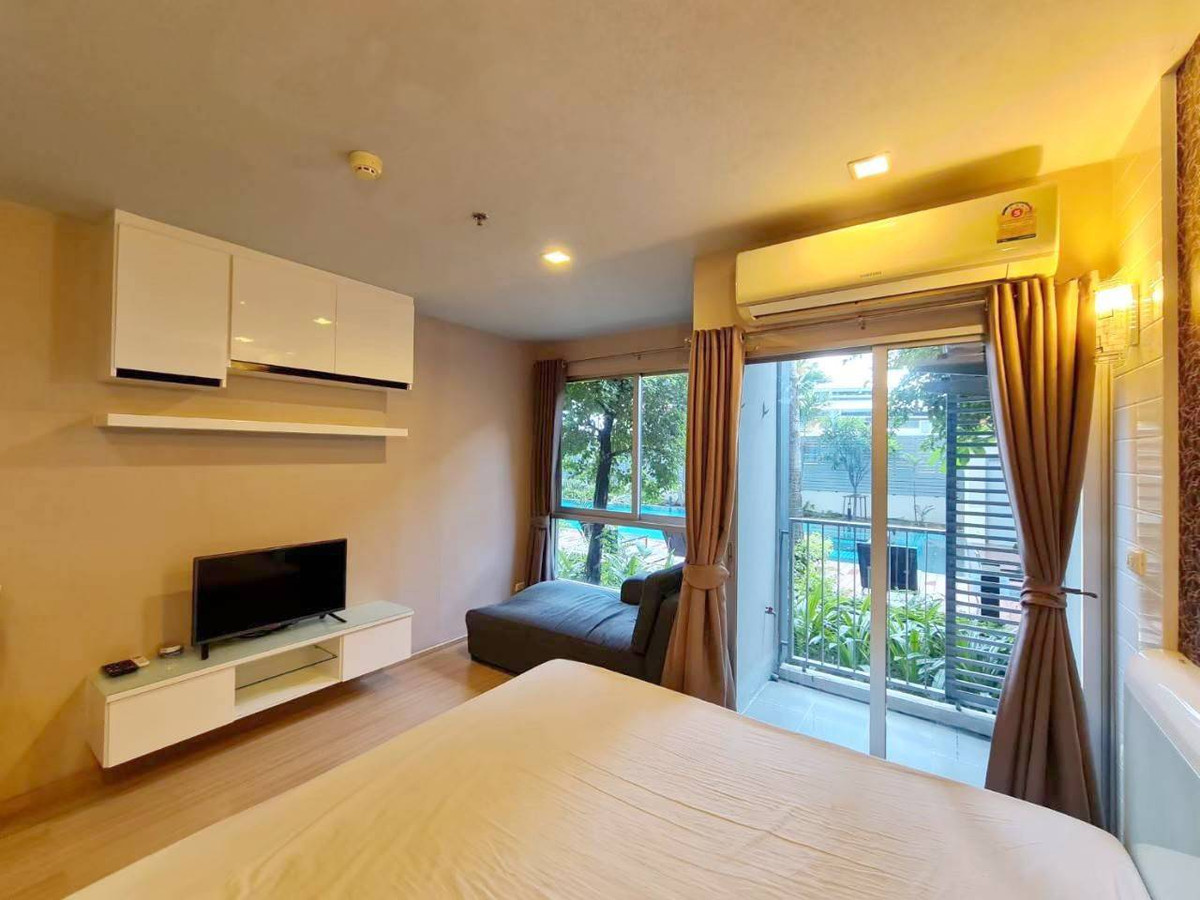 ให้เช่าคอนโดท่าพระ ตลาดพลู วุฒากาศ : 🏢ให้เช่า Casa Condo Ratchada-Ratchaphruek (ตึกสูง)🏢 -27ตร.ม. ห้องสวย วิวสระ  ติด BTS ตลาดพลู 💥พร้อมอยู่ 3 มีนา💥