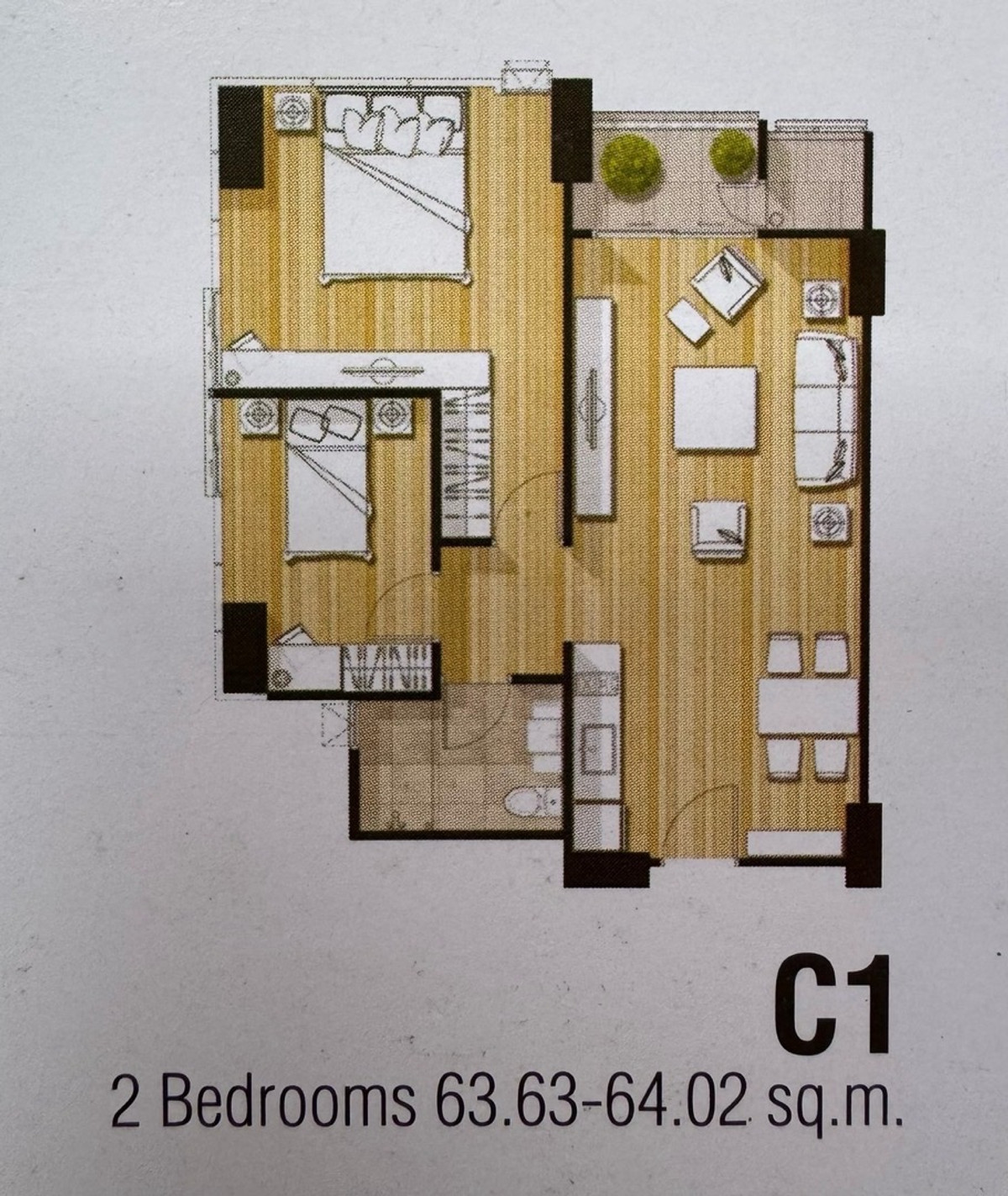 For SaleCondoRama9, Petchburi, RCA : 📍My Resort Bangkok Condo 2 bedrooms, good price💥💥