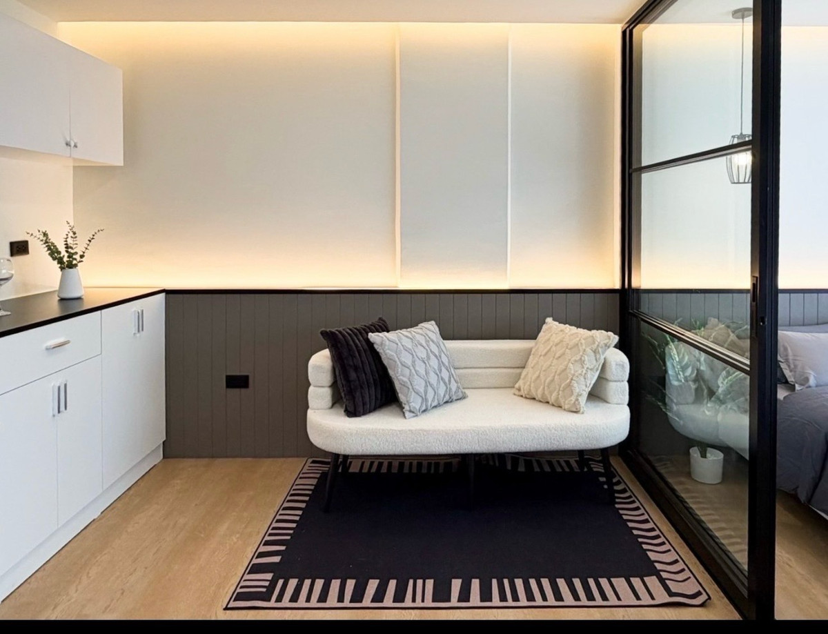 ขายคอนโดลาดพร้าว101 แฮปปี้แลนด์ : 🚦คอนโดลาดพร้าว130 ราคาล้านต้นๆ 32 ตร.ม. กั้นห้อง พร้อมอยู่