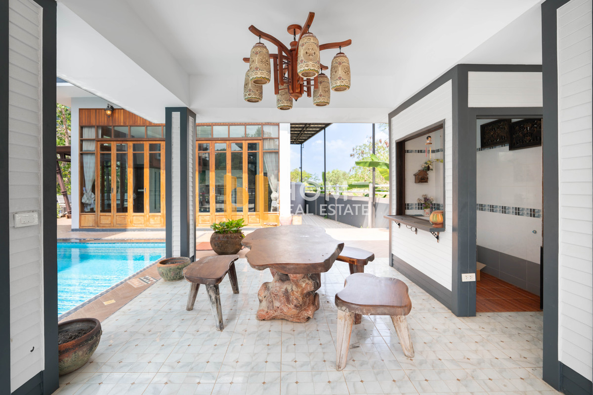 ขายบ้านระยอง : บ้านพักวิวทะเล ใกล้รีสอร์ท 5 ดาว โซนวังแก้ว 🌊 บ้านพักสวนวังแก้ว / 3 ห้องนอน (ขาย), Wang Kaew Garden House / 3 Bedrooms (FOR SALE) AM044