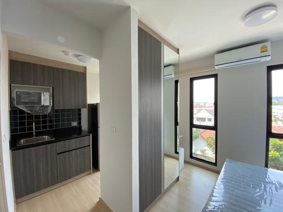 For RentCondoBangna, Bearing, Lasalle : For rent 📍 Unio Sukhumvit 72 📍 Fully furnished with appliances. Near BTS Bearing.