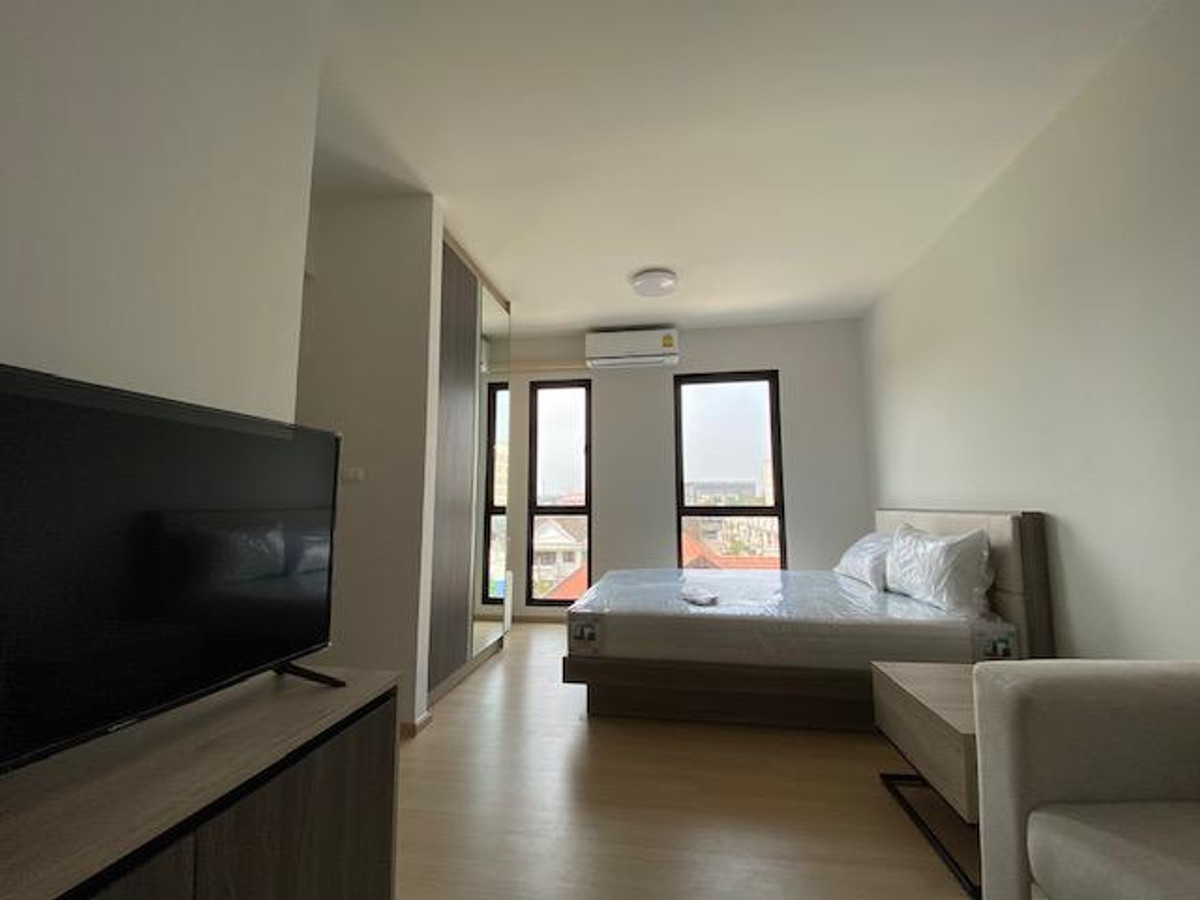 For RentCondoBangna, Bearing, Lasalle : For rent 📍 Unio Sukhumvit 72 📍 Fully furnished with appliances. Near BTS Bearing.