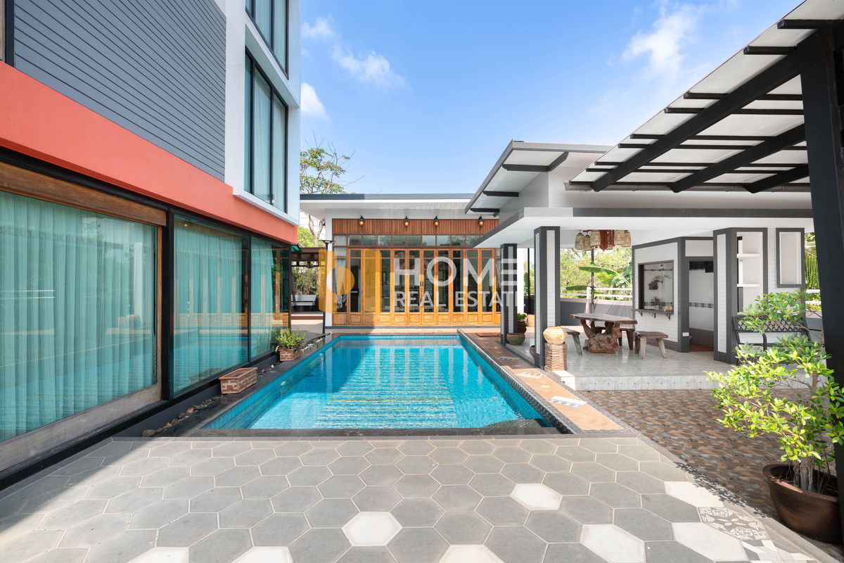 ขายบ้านระยอง : บ้านพักวิวทะเล ใกล้รีสอร์ท 5 ดาว โซนวังแก้ว 🌊 บ้านพักสวนวังแก้ว / 3 ห้องนอน (ขาย), Wang Kaew Garden House / 3 Bedrooms (FOR SALE) AM044