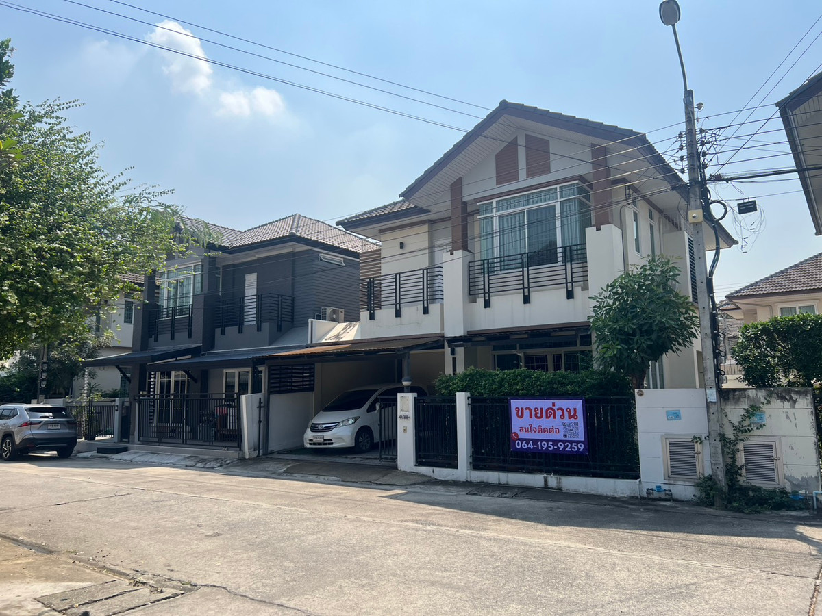 ขายนนทบุรี บางใหญ่ บางบัวทอง : ขายบ้านแฝด ชิชากร2 กาญจนาภิเษก  35.8 ตรว. ติดถนนใหญ่ ใกล้ รพ.บางใหญ่