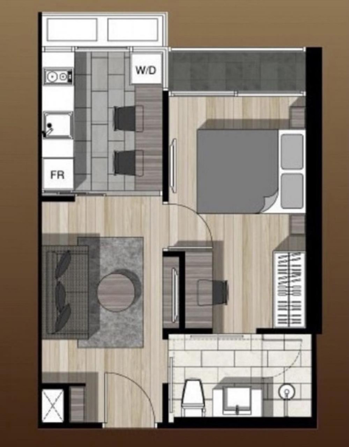 ขายคอนโดสีลม ศาลาแดง บางรัก : 🏠✨ คลาส คอนโด สีลม | ขายคอนโด 1 ห้องนอน (HBH-ST-163)