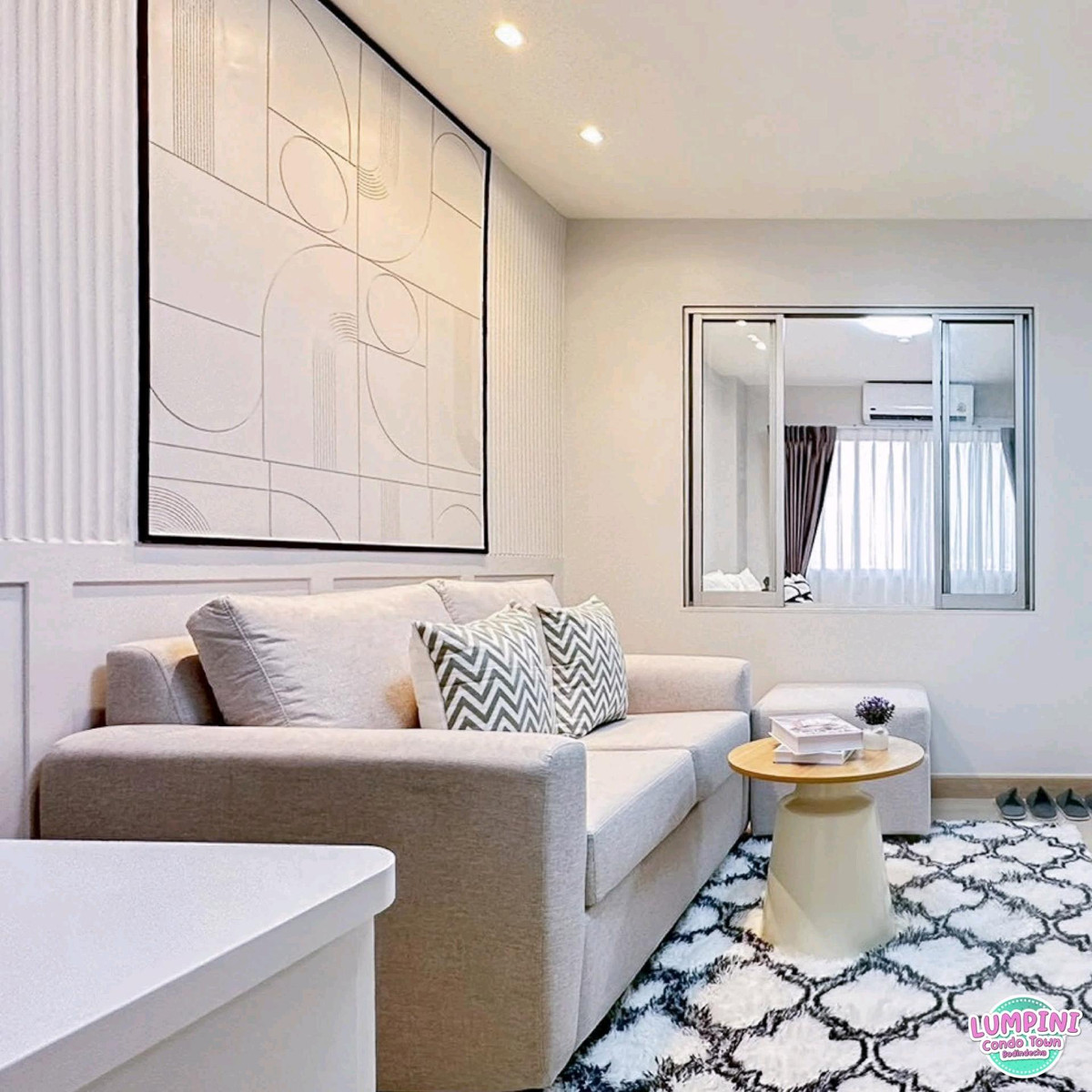 For SaleCondoRamkhamhaeng, Hua Mak : For sale, Angel New Room, D1, 8th floor, east.