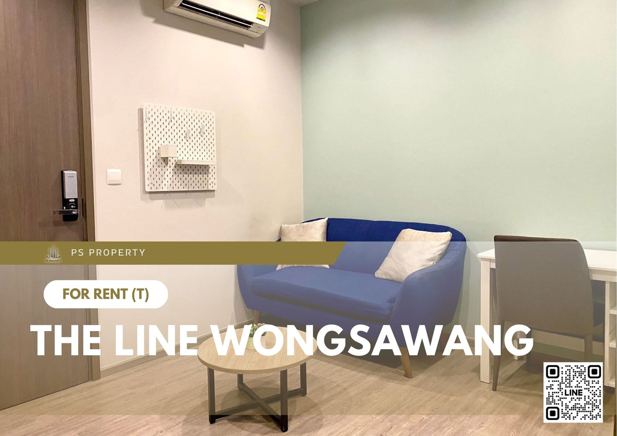For RentCondoBang Sue, Wong Sawang, Tao Pun : For Rent 🔥 THE LINE Wongsawang 🔥 Fully furnished with appliances. Near MRT Wongsawang.