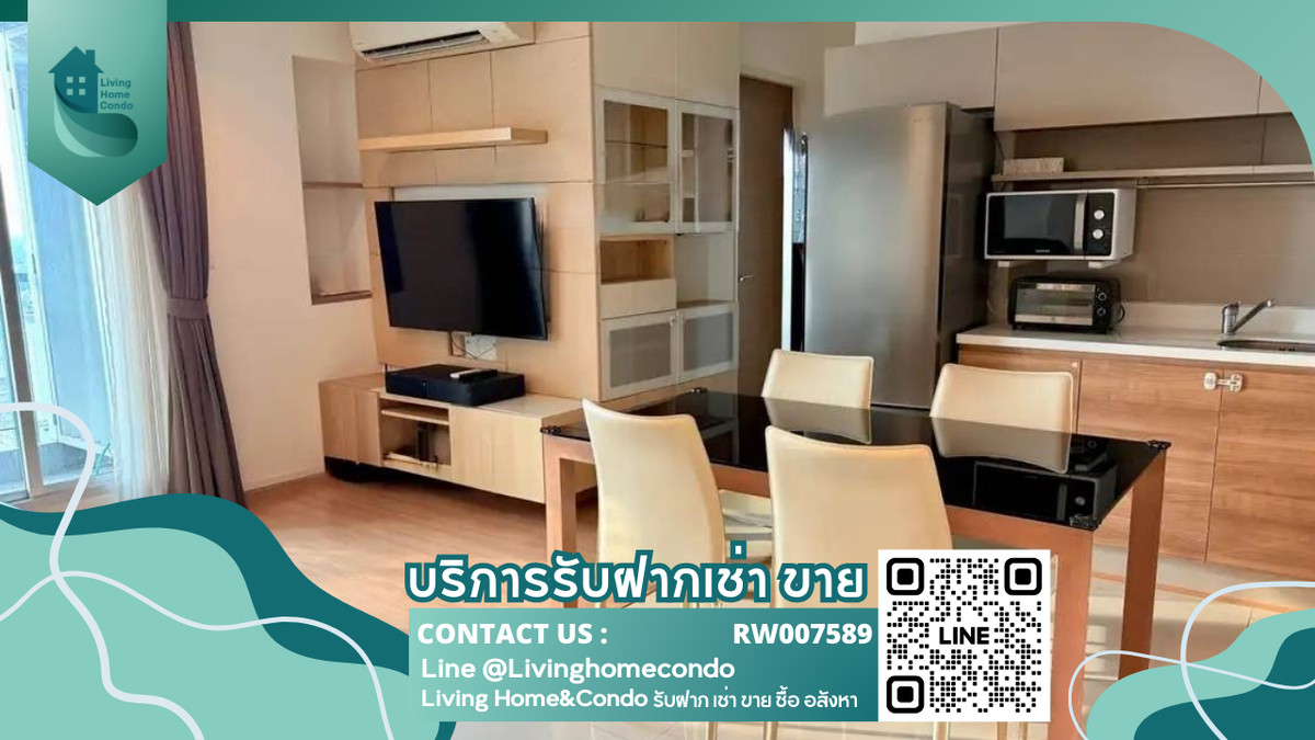 For RentCondoSapankwai,Jatujak : Condo for rent Rhythm Phahol - Ari, 2 bedrooms, beautiful room, fully furnished, ready to move in RW007589