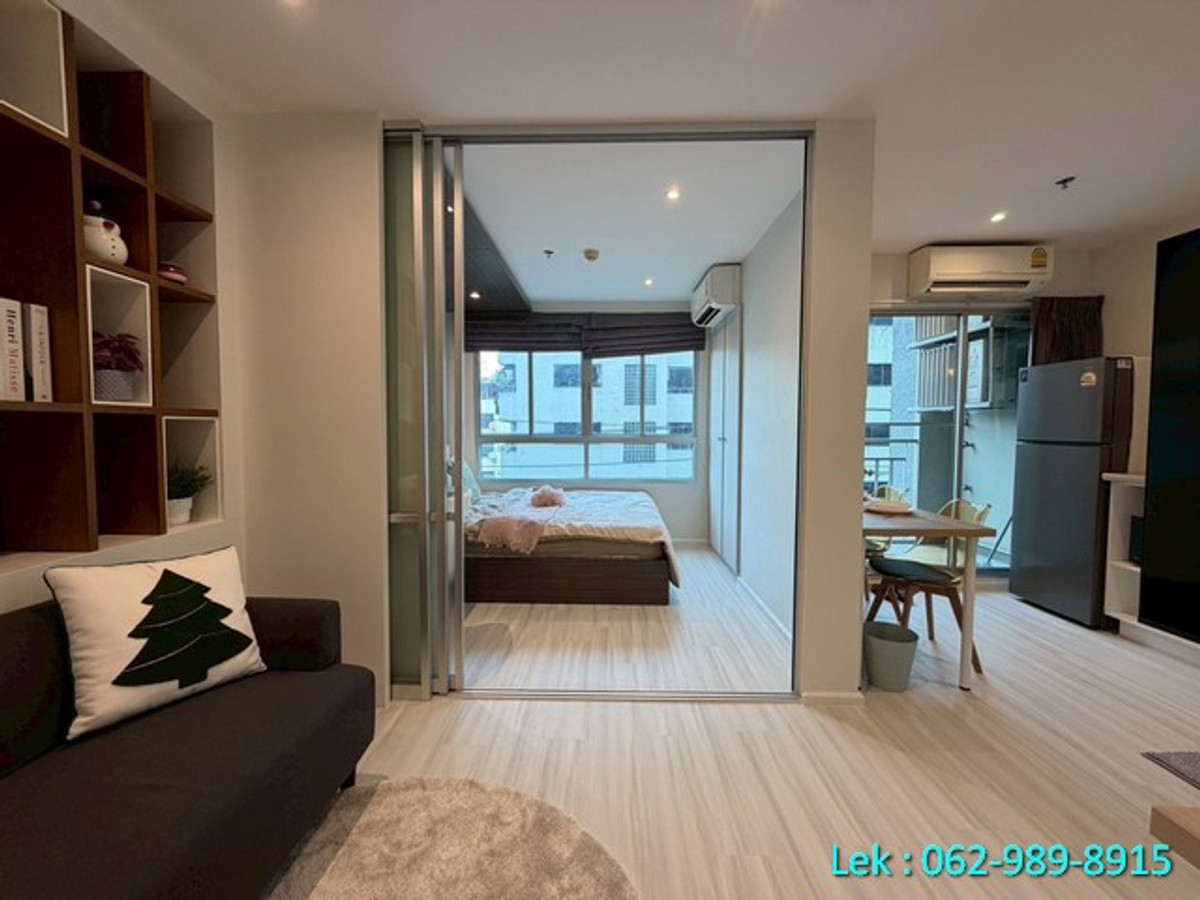 ให้เช่าคอนโดเสรีไทย-นิด้า : 	ให้เช่าคอนโด ลุมพินี วิลล์ รามคำแหง 60/2 ตึก B ชั้น 3 ห้องรีโนเวทใหม่ ตกแต่งพร้อมอยู่