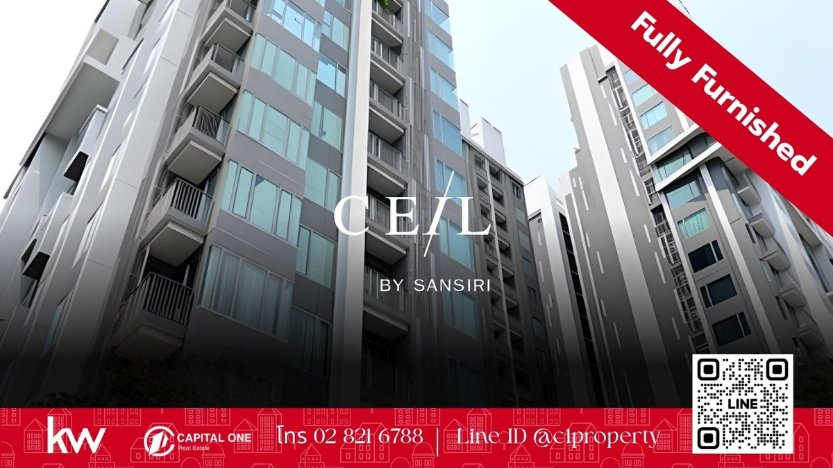 For RentCondoSukhumvit, Asoke, Thonglor : 🏙️ For rent: Ceil By Sansiri (Ceil By Sansiri) ✨ Beautiful room, newly decorated. Location in the heart of Ekkamai 12 | Spacious room, comfortable, ready to move in immediately 🛋️🌿