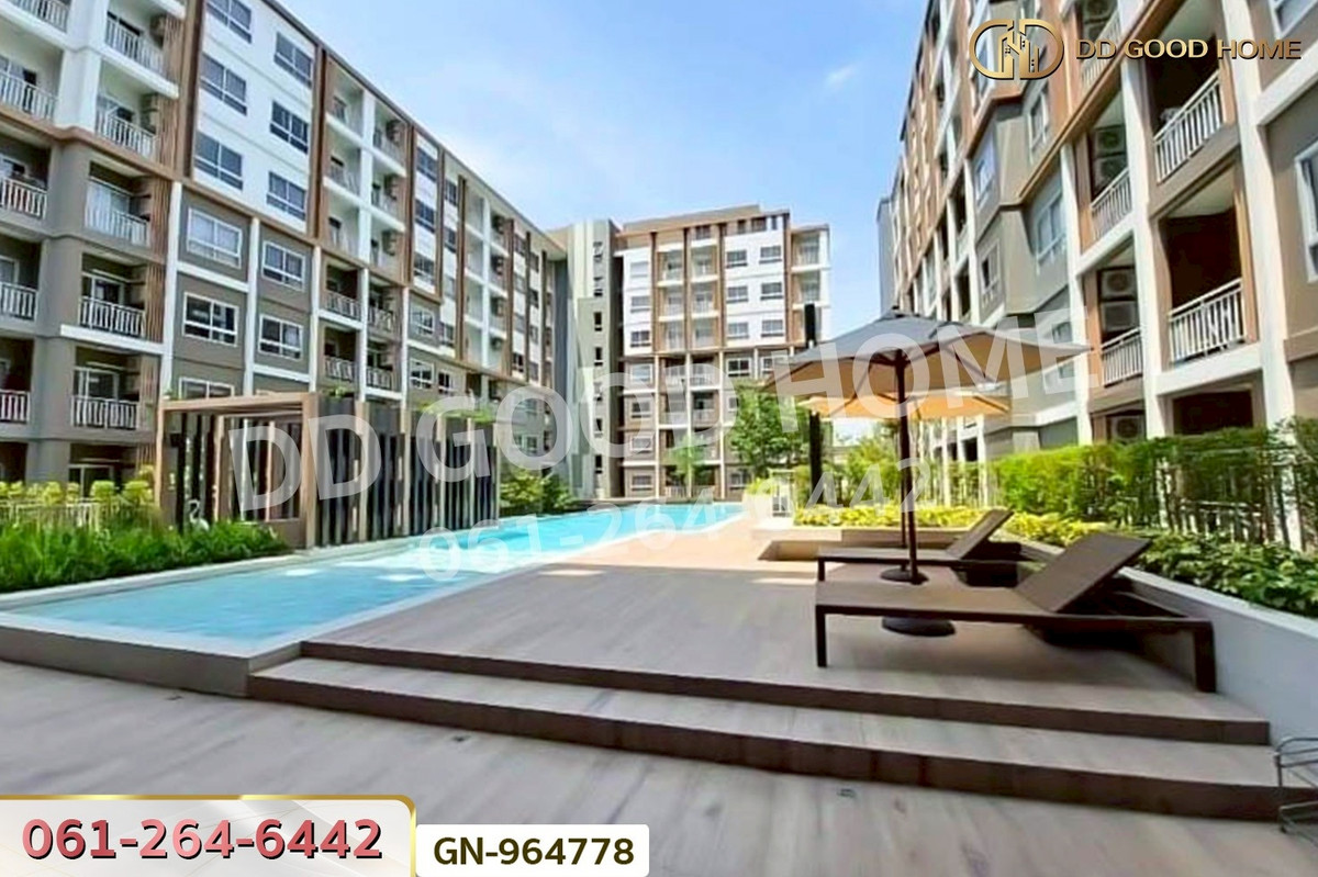 ขายคอนโดอยุธยา : GN-964778 พลัสคอนโด อยุธยา พาร์ค ติด ถ.สายเอเชีย ใกล้อยุธยา ซิตี้พาร์ค