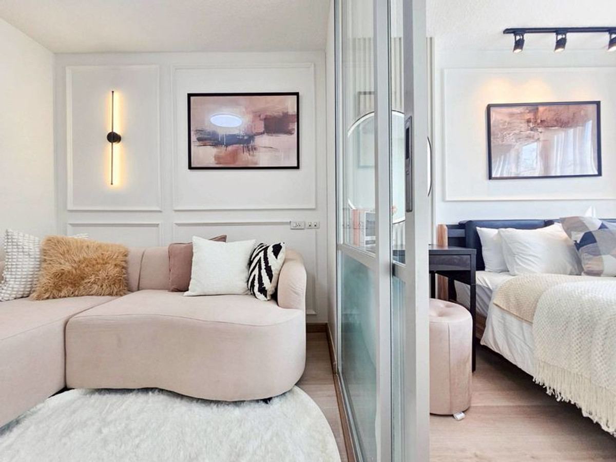 For SaleCondoLadkrabang, Suwannaphum Airport : Condo Lumpini Ville On Nut-Lat Krabang 2, near Airport Link Thap Chang Station, Suvarnabhumi Airport, The Paseo Lat Krabang.