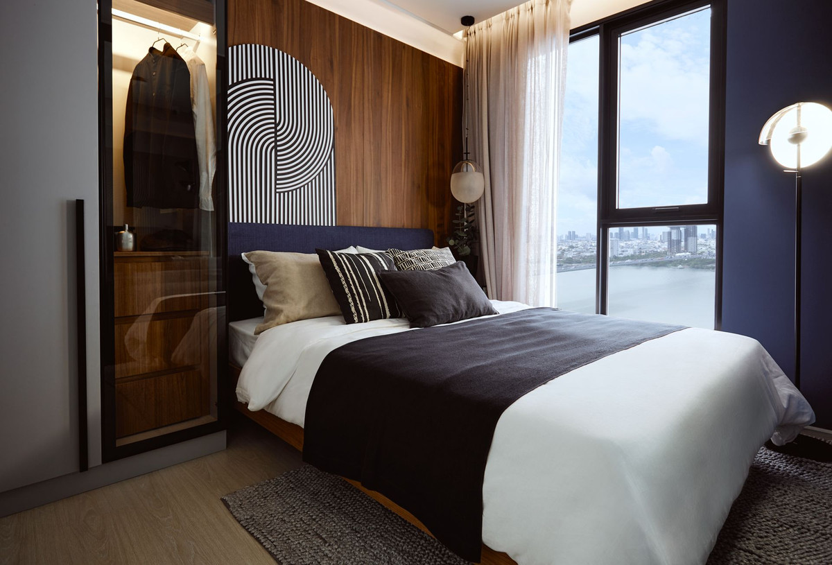 Sale DownCondoRathburana, Suksawat : Sell Down Payment  1 Bed New Room  & New Condo Riverview Close to Rama 3 and Sathorn area,  Terminal 21 @ Nue Riverest Ratburana