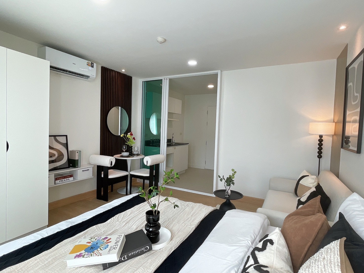 ขายคอนโดเลียบทางด่วนรามอินทรา : WE Condo Ekkamai - Ramindra / Studio (FOR SALE), วี คอนโด เอกมัย - รามอินทรา / สตูดิโอ (ขาย) AMP004
