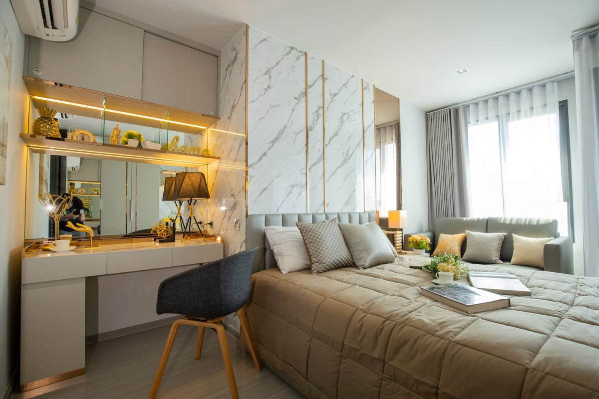 คอนโดลาดพร้าว เซ็นทรัลลาดพร้าว : ให้เช่า และขาย ห้อง 1Bed   ห้อง built in ตกแต่งสวย แนว Modern luxury