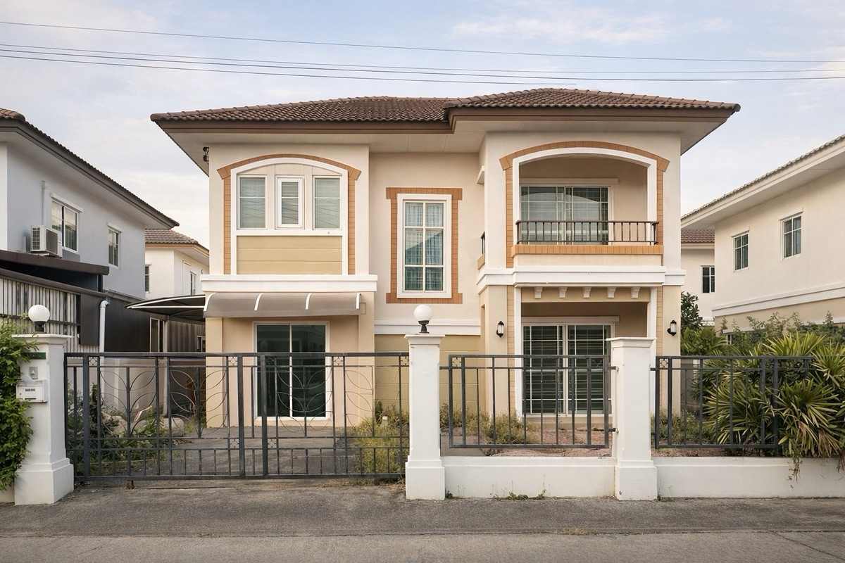 ขายบ้านปทุมธานี รังสิต ธรรมศาสตร์ : ขายด่วน ภัสสร 12 รังสิต คลอง (50ตร.ว) 3 นอน 2 น้ำ ราคาเพียง 3.1 ล้าน