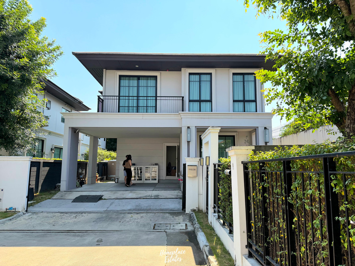 ขายบ้าน : Setthasiri Pattanakarn  บ้านสวย Fully Furnished แปลงริม  ราคาดีแบบหาไม่ได้ง่ายๆ บ้านพร้อมอยู่ ดีไซน์ยุโรปทั้งหลัง ในงบ 12.5 ล้าน