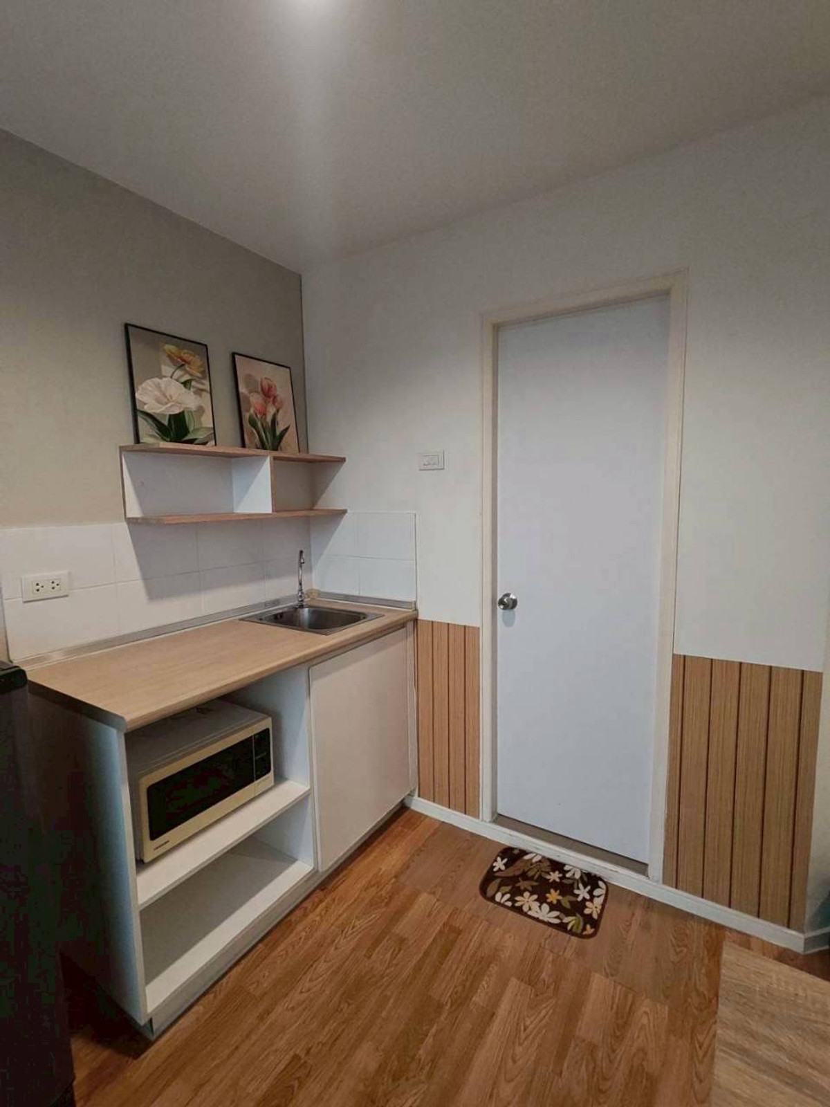 ขายคอนโดนนทบุรี บางใหญ่ บางบัวทอง : ขาย คอนโด ลุมพินีวิลล์ นครอินทร์ - ริเวอร์วิว ตกแต่งครบ ตึก B ชั้น 6 ห้องริม